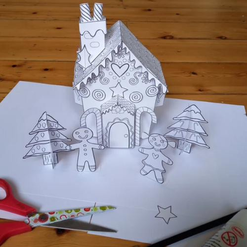 house paper craft - TheCraftypaperz